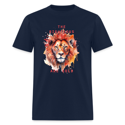 Bold Lion - Men's T-Shirt - navy