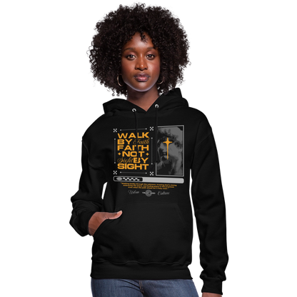 Walk By Faith - Women's Hoodie - black
