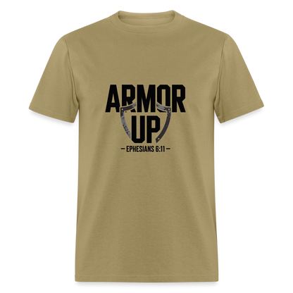 Armor Up - men's t-shirt - khaki