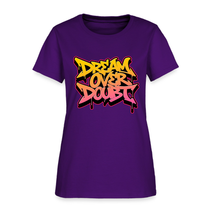 Drem Over Doubt - Graffiti Women's T-Shirt - purple