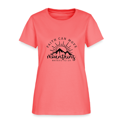 Faith Can - Women's T-Shirt - coral