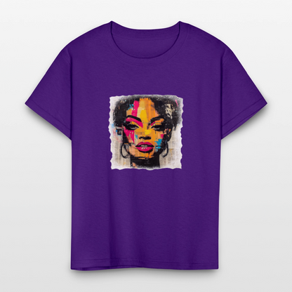 Pop Culture Woman 2 - Kids' T-Shirt - purple