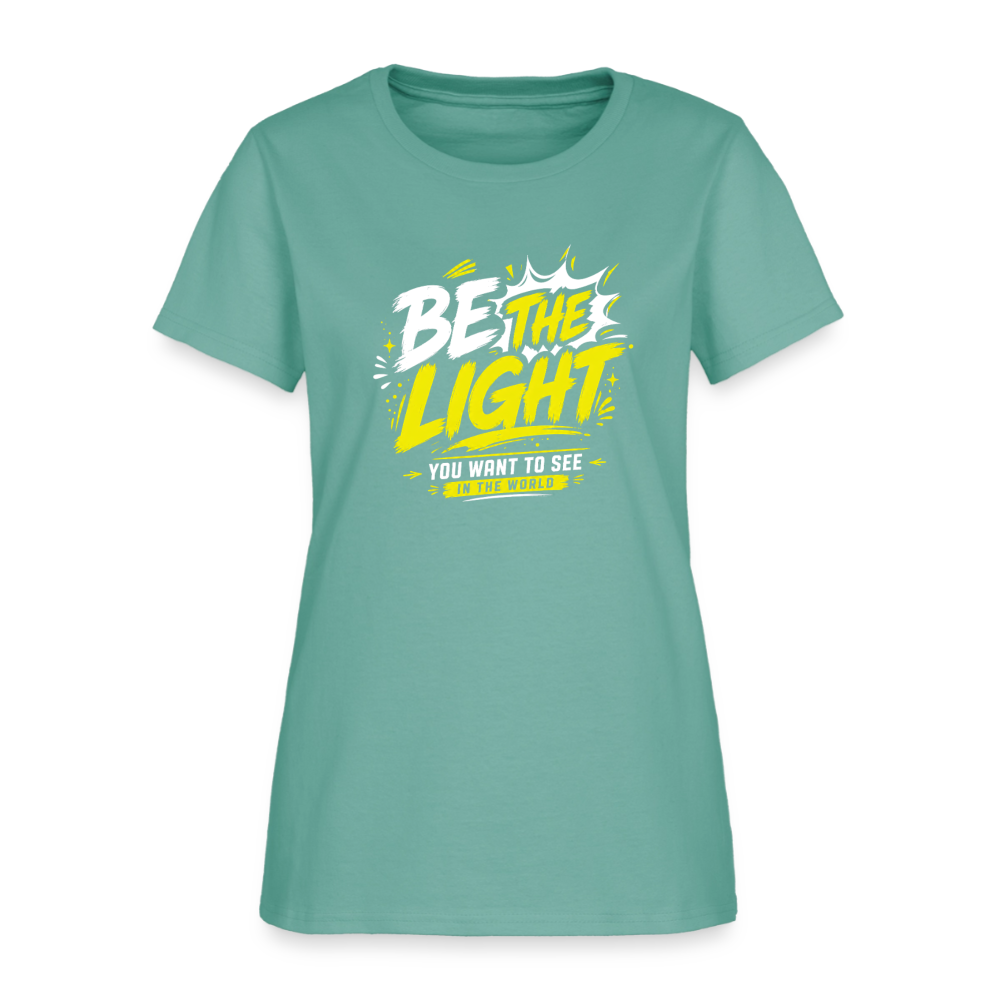 Be the Light -  Women's T-Shirt - aquatic
