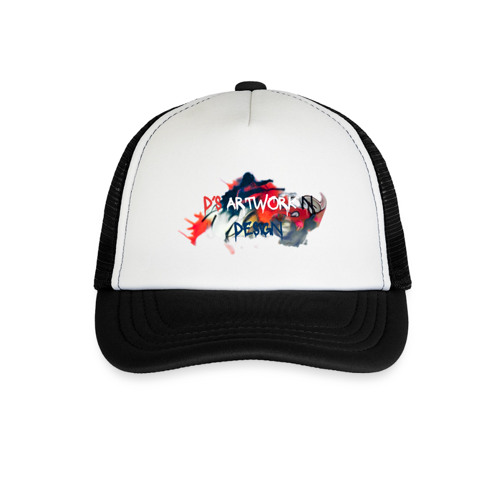 Spray Paint - DS Kid's Trucker Cap - white/black
