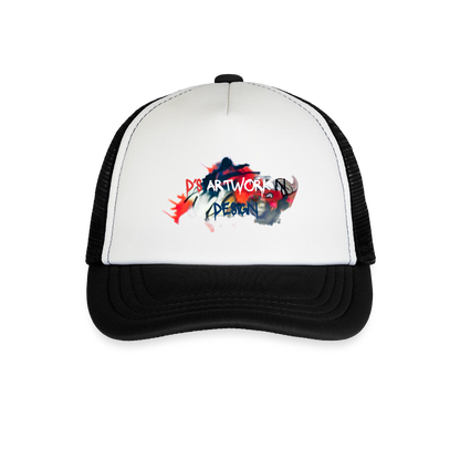 Spray Paint - DS Kid's Trucker Cap - white/black