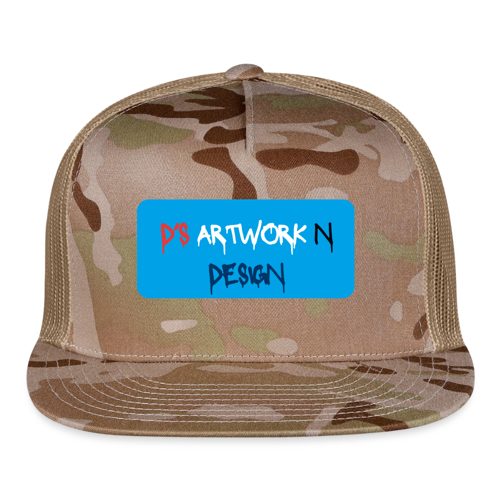 DS Graffiti - Trucker Hat - MultiCam\tan