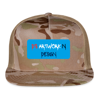 DS Graffiti - Trucker Hat - MultiCam\tan