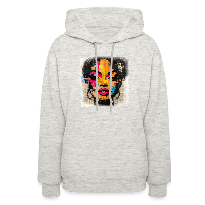 Pop Culture Woman 2 - Women's  Hoodie - heather oatmeal
