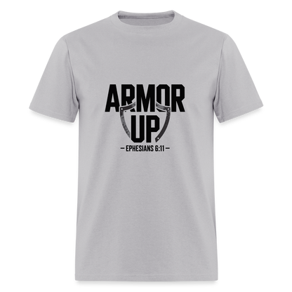 Armor Up - men's t-shirt - gravel 