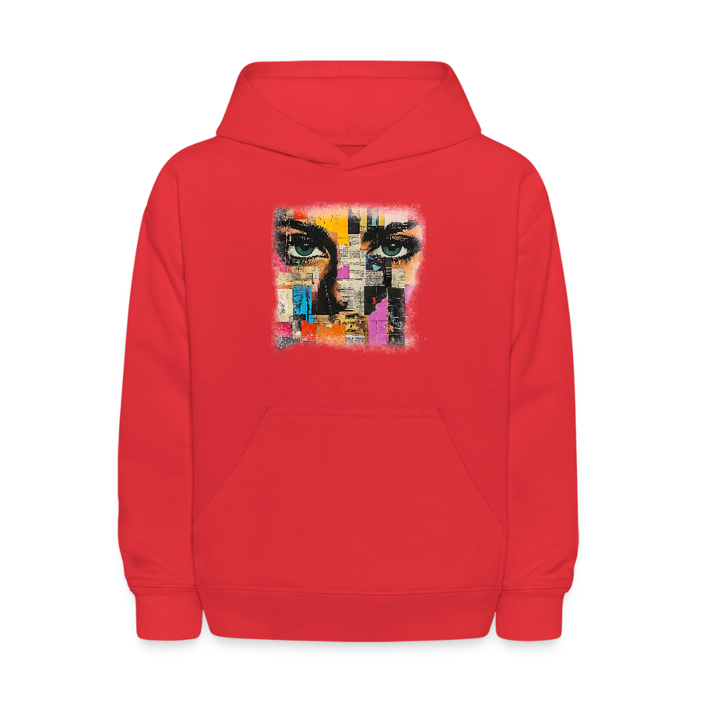 Pop Culture Woman 3 - Kids' Hoodie - red