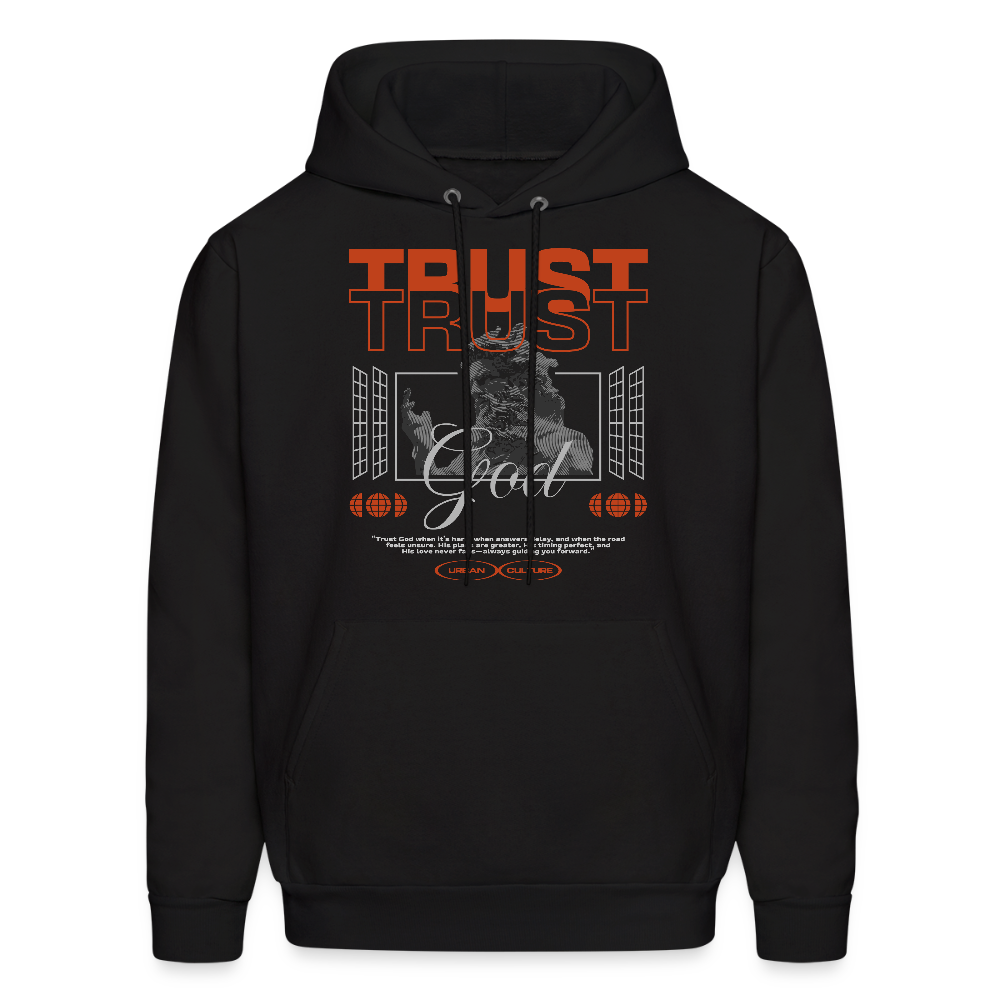 Trust God - Men's Hoodie - black