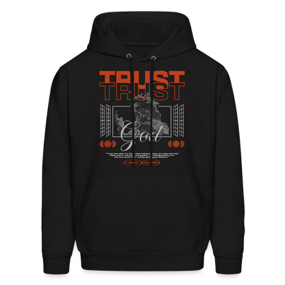 Trust God - Men's Hoodie - black