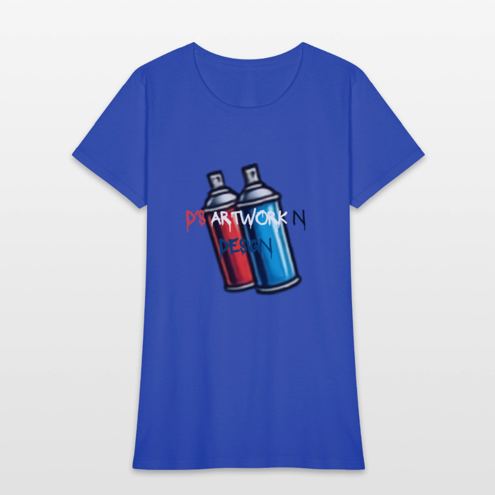 Spray Paint Can - Women's T-Shirt - royal blue