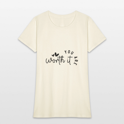 Worth it - Women's T-Shirt - off white