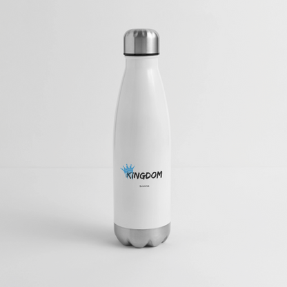 Kingdom Business - Insulated Stainless Steel Water Bottle - white