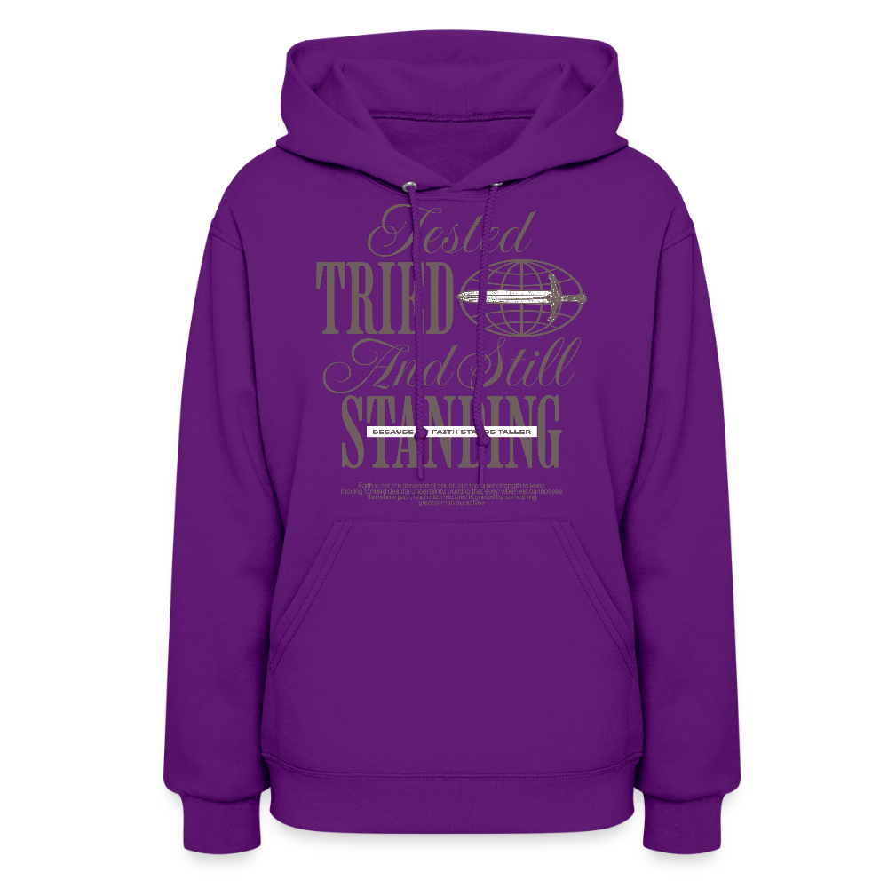 Still Standing - Women's Hoodie - purple