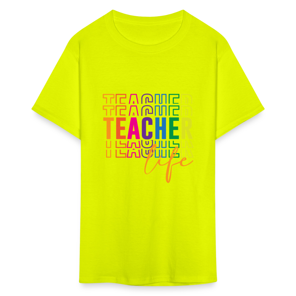 Teacher Life - T-Shirt - safety green