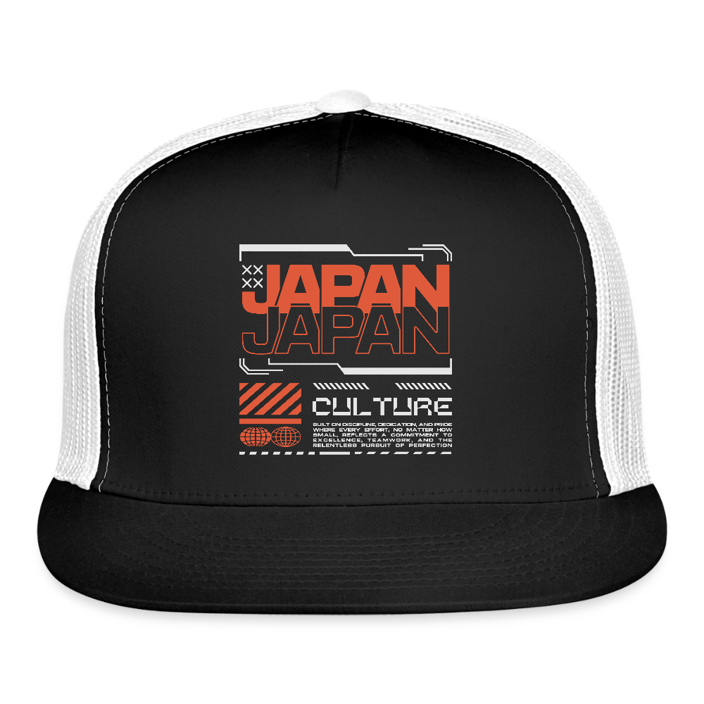 Japan Culture - Trucker Hat - black/white