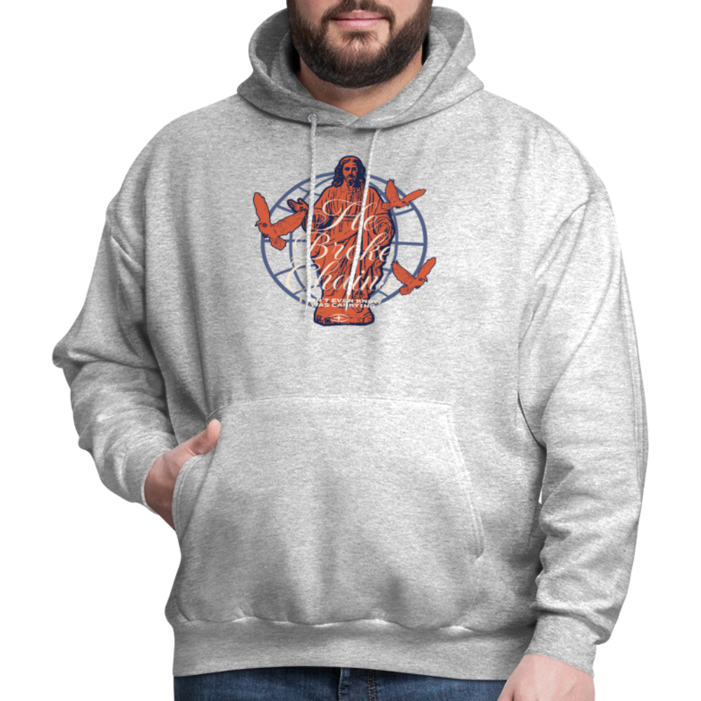 Chains Broken - Men's Hoodie - heather gray