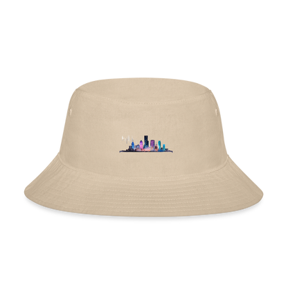 H-town Skyline - Bucket Hat - cream