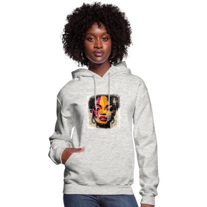 Pop Culture Woman 2 - Women's  Hoodie - heather oatmeal