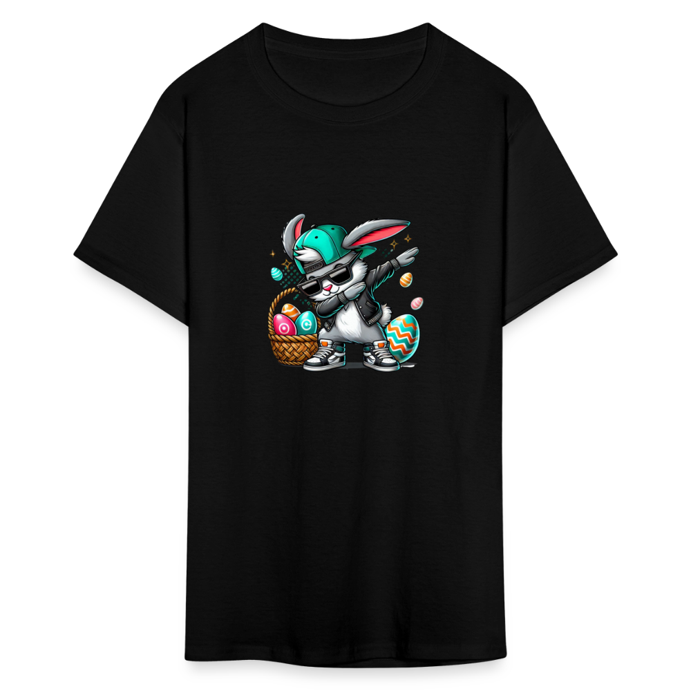 Dabbing Bunny - Unisex  T-Shirt - black
