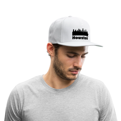 Houston skyline - Snapback  Cap - white