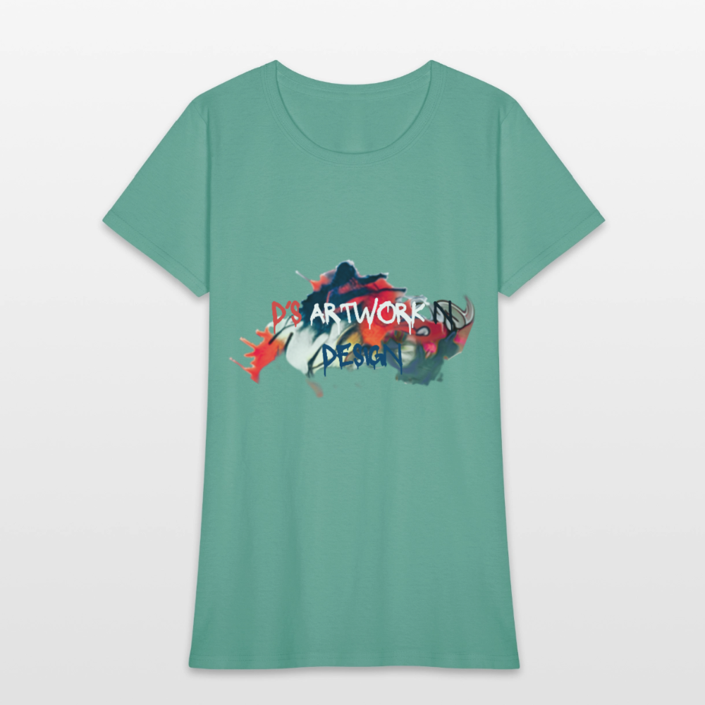 Spray paint - DS Women's T-Shirt - aquatic