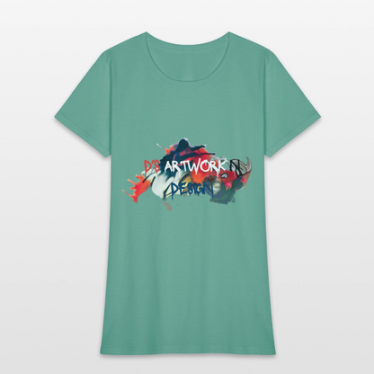 Spray paint - DS Women's T-Shirt - aquatic