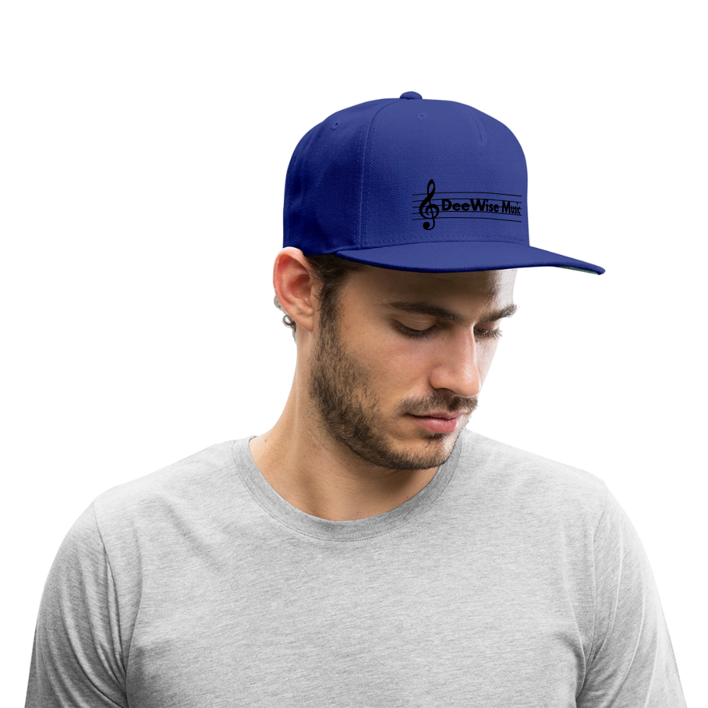 DeeWise Music - Snapback Baseball Cap - royal blue