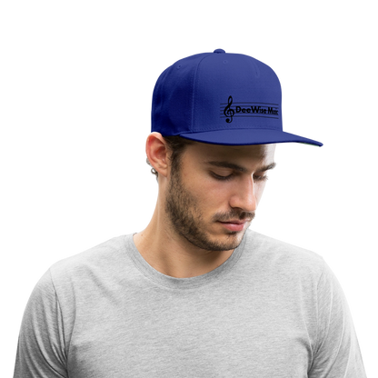 DeeWise Music - Snapback Baseball Cap - royal blue