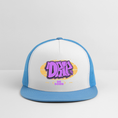 Drip - Graffiti Trucker Hat - white/blue