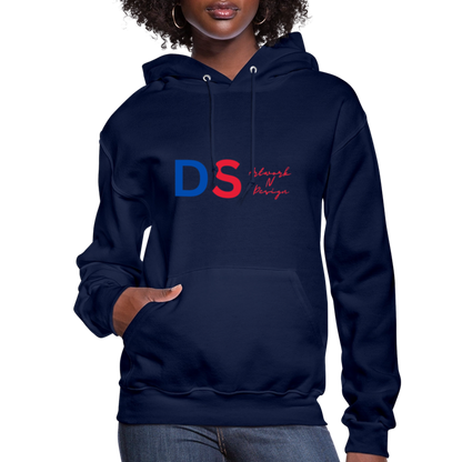 DS Artwork N Design - Women's Hoodie red and blue - navy