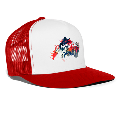 Spray Paint - DS Trucker Hat - white/red