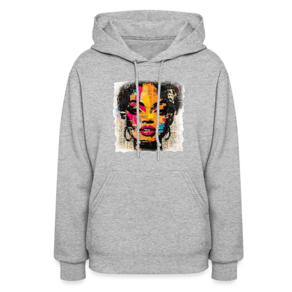 Pop Culture Woman 2 - Women's  Hoodie - heather gray
