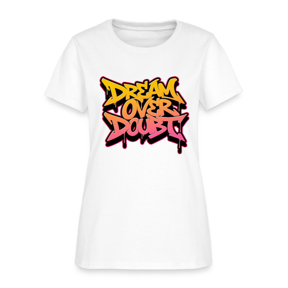 Drem Over Doubt - Graffiti Women's T-Shirt - white