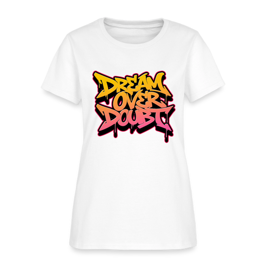 Drem Over Doubt - Graffiti Women's T-Shirt - white