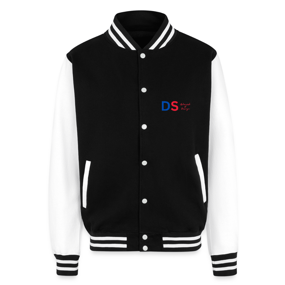 Walk with God - Letterman's Jacket - black/white