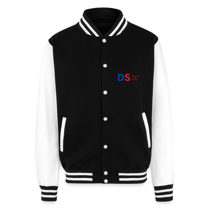 Walk with God - Letterman's Jacket - black/white