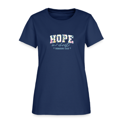 Hop in Christ - Women's T-Shirt -  blue dusk