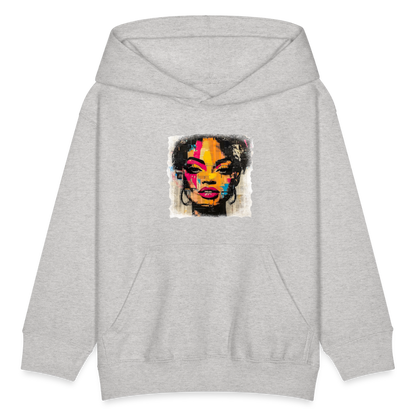 Pop Culture Woman 2 - Kids' Hoodie - heather gray