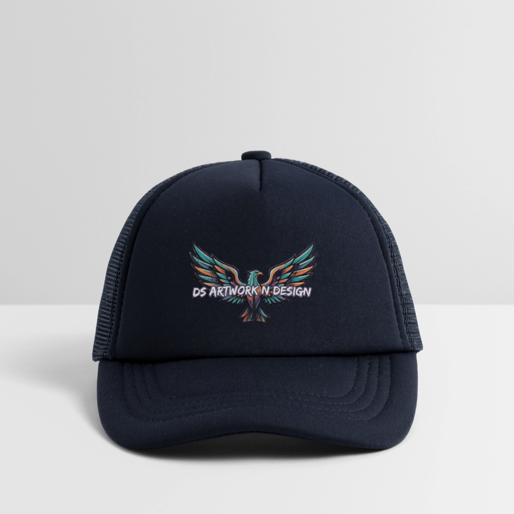 Graffiti Eagles - Kid's Trucker Cap - navy