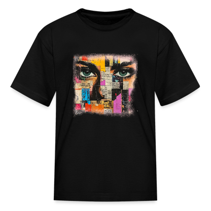 Pop Culture Woman 3 - Kids' T-Shirt - black