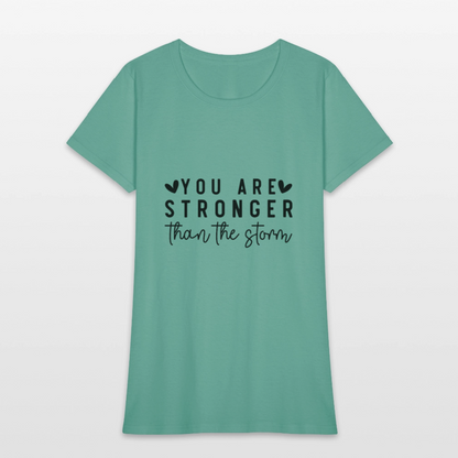 You are Strong - Women's T-Shirt - aquatic