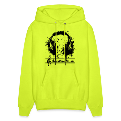 DeeWise Music - Men's Hoodie - safety green