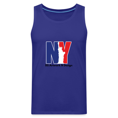 NY - Men’s Premium Tank - royal blue