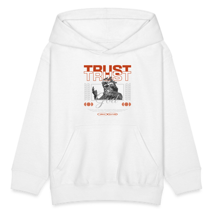 Trust God - Kids' Hoodie - white
