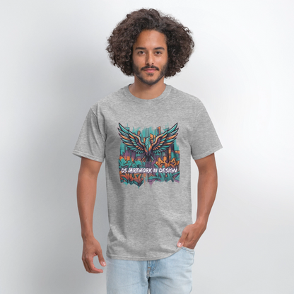 Graffiti Eagle - Men's T-Shirt - heather gray
