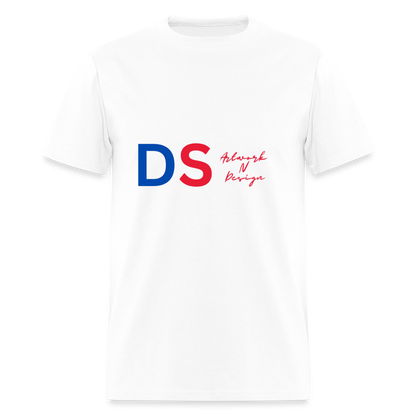 DS  - Men's T-Shirt blue and red - white