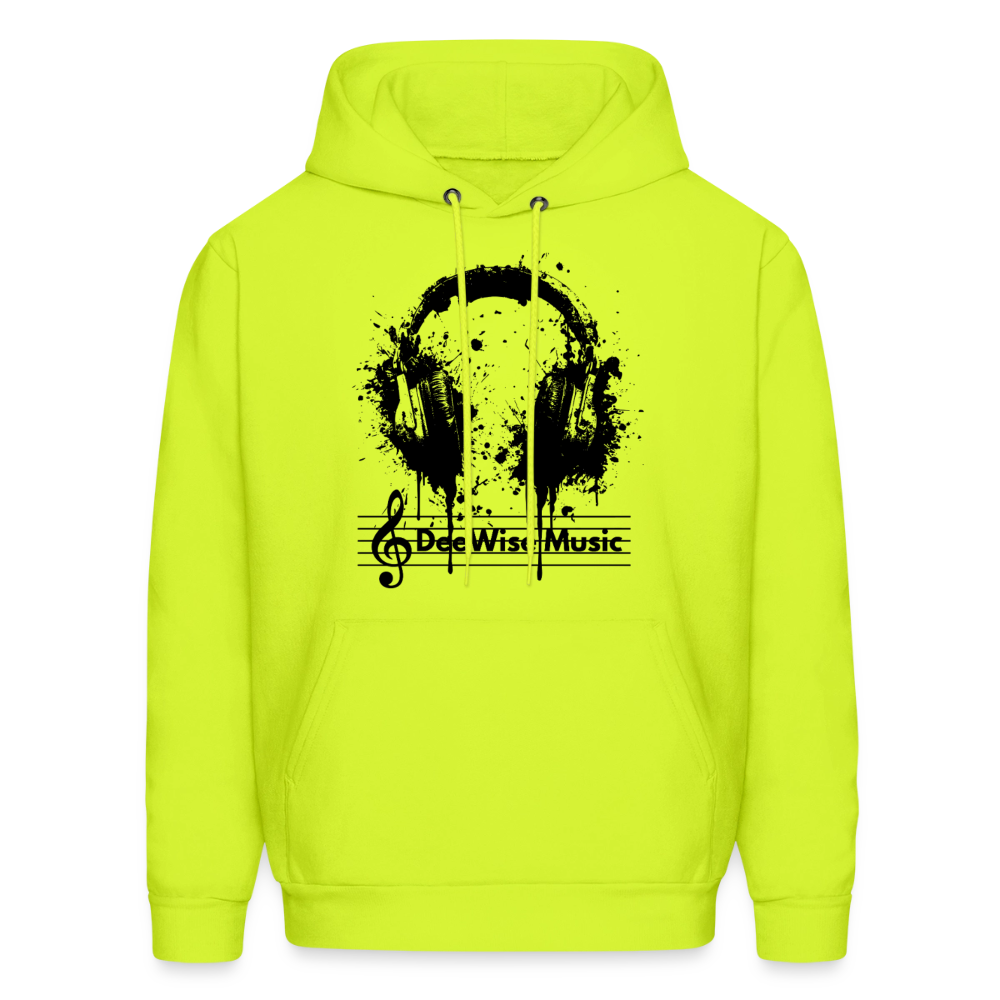DeeWise Music - Men's Hoodie - safety green